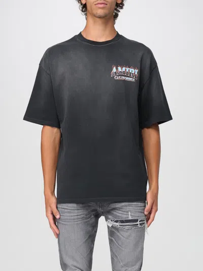 Amiri Sunny Place Logo-print Cotton-blend Jersey T-shirt In Black