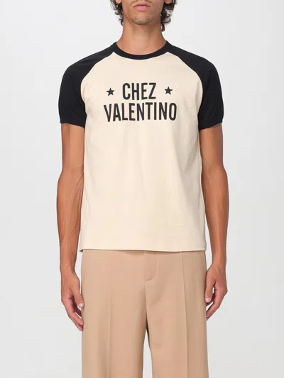 Valentino Sleeve Contrast Graphic Print Crew Neck