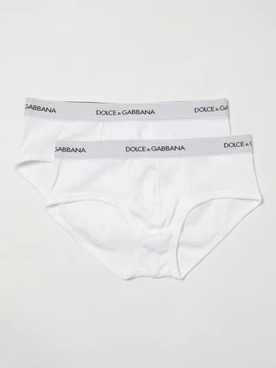 Dolce & Gabbana Set Of Two Cotton Slip In White