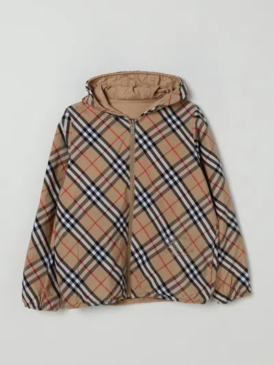 Burberry Jacket  Kids Color Beige In Multi