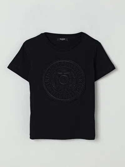 Balmain T-shirt  Kids Color Black In Black