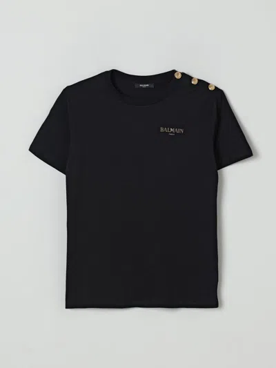 Balmain T-shirt  Kids Color Black