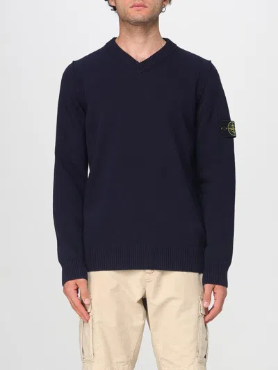 Stone Island Sweater  Men Color Blue In Blue