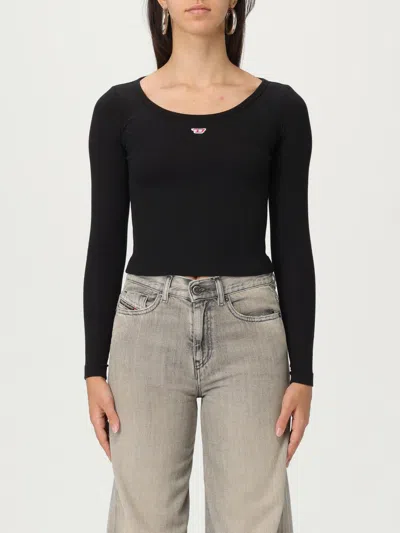 Diesel Black T-ballet-d Long Sleeve T-shirt In Black