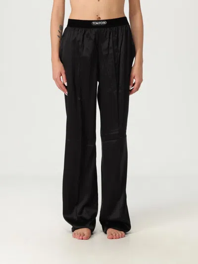 Tom Ford High-waisted Stretch-silk Satin Trousers