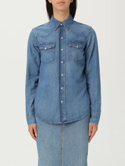 Polo Ralph Lauren Western Denim Shirt In Blue