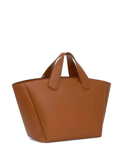 Tous Large Leather Tote Bag