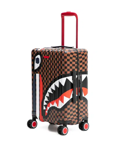 Sprayground Small Machine Francaise Check-pattern Luggage