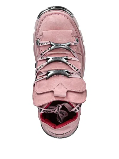 New Rock M-106-c158 Lace-up Platform Trainers