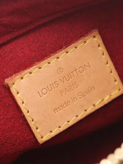 Pre-owned Louis Vuitton 2004 Vivacite Pm Shoulder Bag In Brown