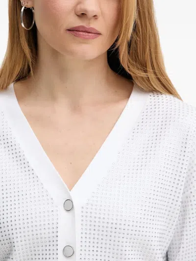 Guess Usa Open-knit Cardigan