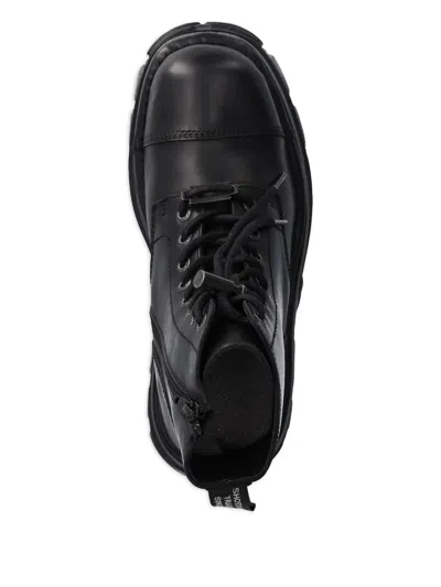 New Rock 80mm Lace-up Platform Boots