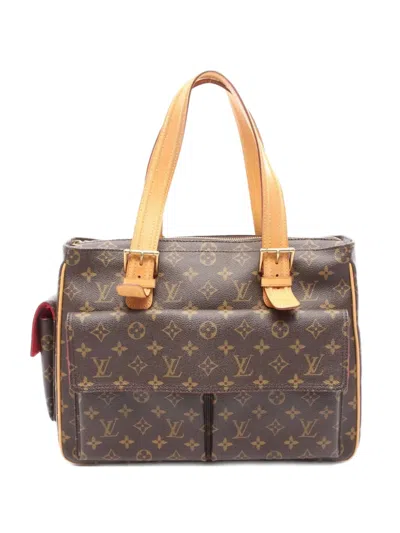 Pre-owned Louis Vuitton 2006 Multi-priest Handbag In Brown