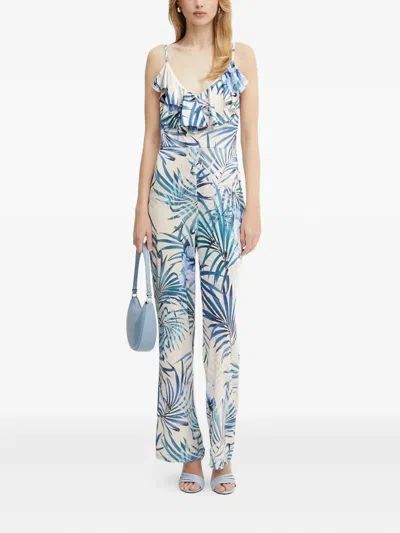 Guess Usa Floral-print Jumpsuit
