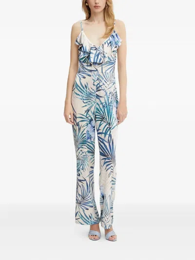 Guess Usa Floral-print Jumpsuit