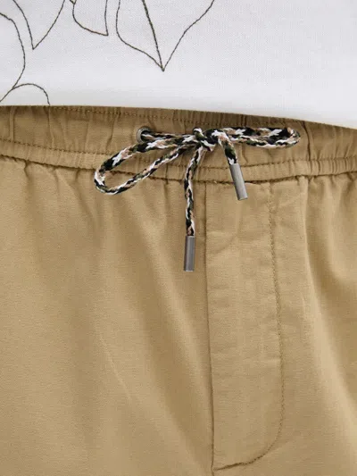 Guess Usa Drawstring-waist Trousers In Neutral