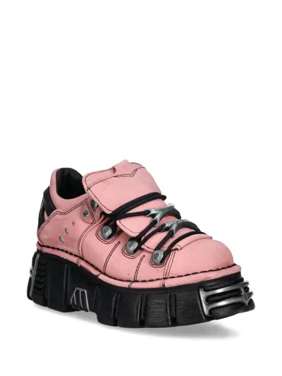 New Rock M-120n-c78 Lace-up Platform Trainers