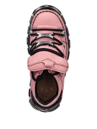 New Rock M-120n-c78 Lace-up Platform Trainers