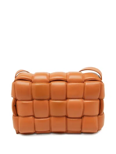 Pre-owned Bottega Veneta 2024 Cassette Cross Body Bag In Orange
