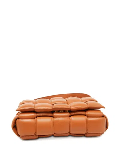 Pre-owned Bottega Veneta 2024 Cassette Cross Body Bag In Orange