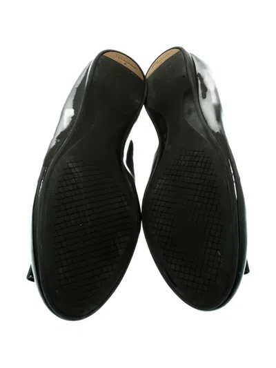 Pre-owned Ferragamo 2023 Patent Leather Bow Ballet Flats