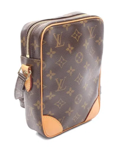 Pre-owned Louis Vuitton 2005 Danube Monogram Shoulder Bag In Brown