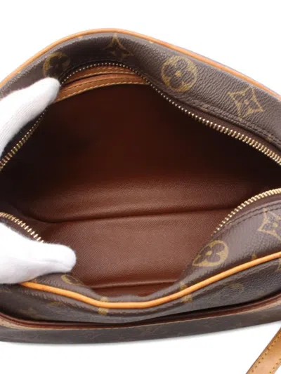 Pre-owned Louis Vuitton 2003 Blower Monogram Shoulder Bag In Brown