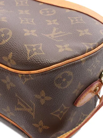 Pre-owned Louis Vuitton 2003 Blower Monogram Shoulder Bag In Brown