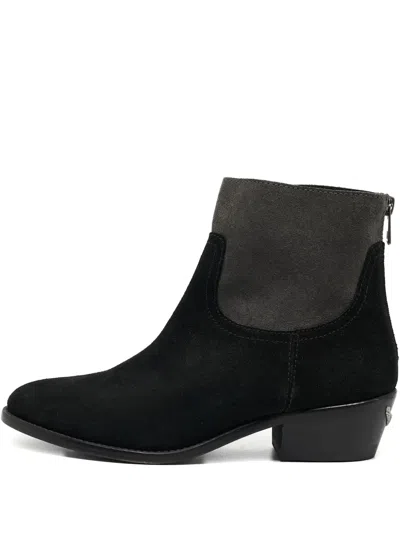 Pre-owned Zadig & Voltaire 2024  Suede Zip Ankle Boots