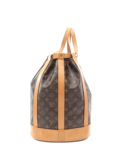 Pre-owned Louis Vuitton 1997 Randonnee Pm Monogram Shoulder Bag In Brown