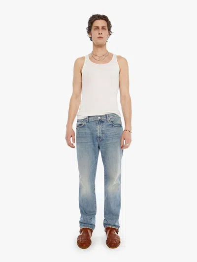 Mother The Big Shot Knuckle Down Jeans In Blue - Size 36 In Blue