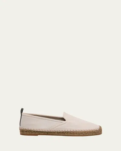 Brunello Cucinelli Suede Monili Slip-on Espadrilles