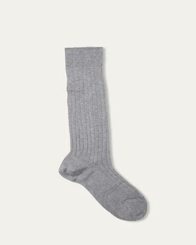 Maria La Rosa Bio College Ribbed Organic Cotton Socks