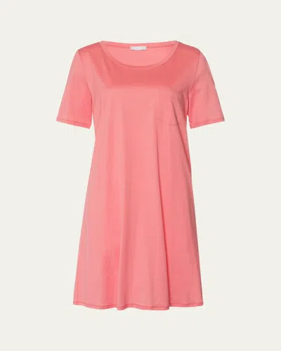 Hanro Cotton Deluxe Short-sleeve Big Sleepshirt