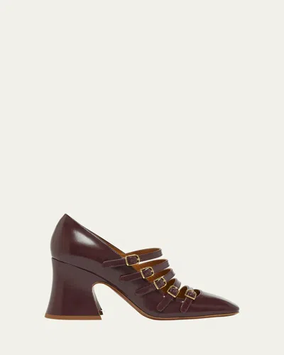 Chloé Janis Patent Leather Mary Jane Pumps