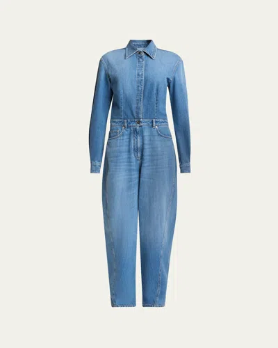 Givenchy Barrel Leg Denim Jumpsuit