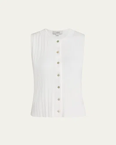 Vince Button-front Shell Sweater