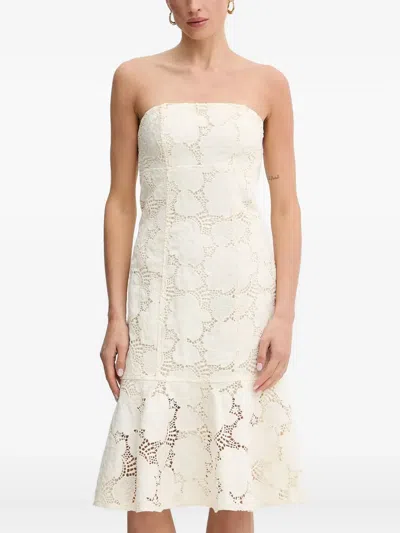 Guess Usa Maisy Dress In White