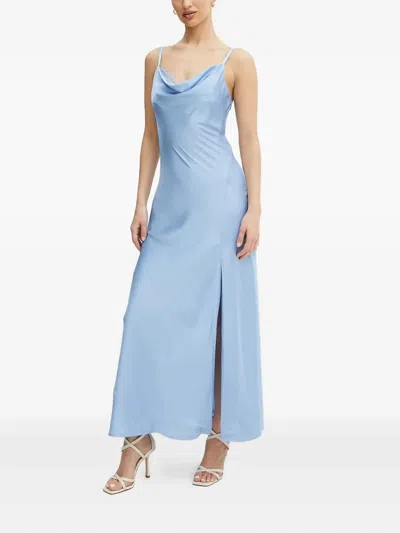 Guess Usa Lace-trimmed Maxi Slip Dress
