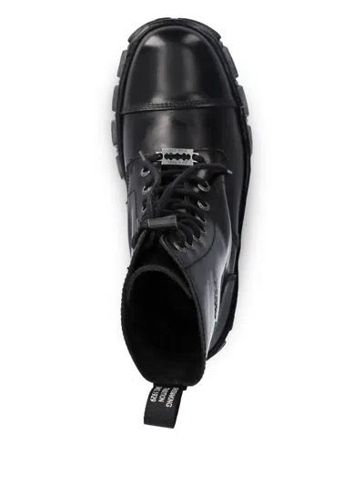 New Rock M-wall126n-c1 Lace-up Boots