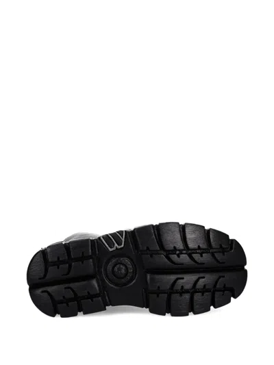 New Rock Lace-up Chunky-sole Boots