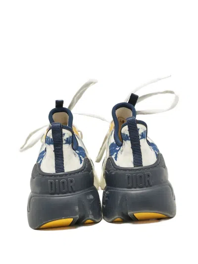 Pre-owned Dior Tie-dye Panelled Sneakers