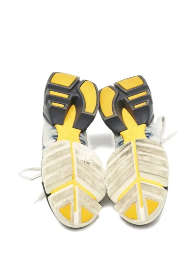 Pre-owned Dior Tie-dye Panelled Sneakers