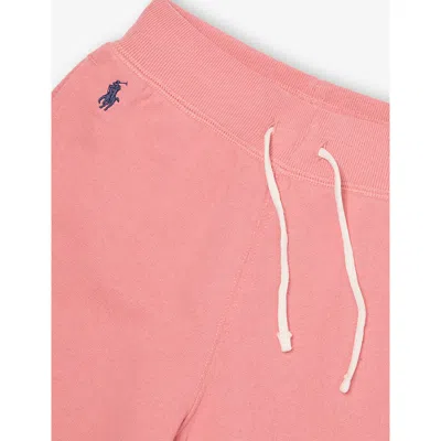 Polo Ralph Lauren Faded Peony Boys' Drawstring Straight-leg Cotton-blend Jogging Bottoms In Pink