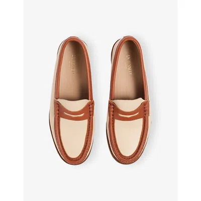 Lk Bennett Solaris Penny Loafer In Multi