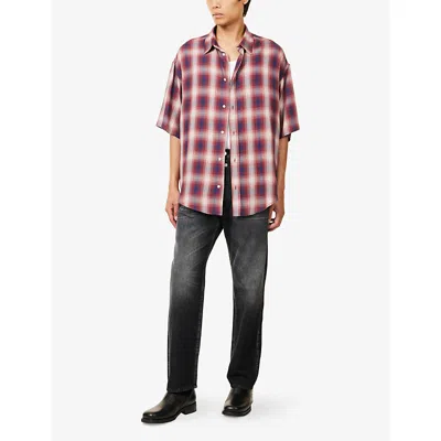 Replay Mens Black Delave M9z1 Straight-leg Denim Jeans In Black