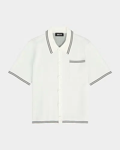 Ser.o.ya Mayson Knit Button Down Shirt