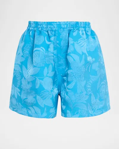 Balenciaga Floral Jacquard Boxer Shorts
