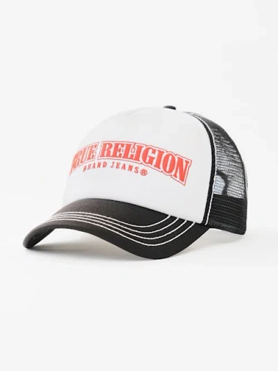 True Religion Logo Trucker Hat