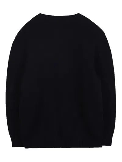 Givenchy Logo-embroidered Jumper In Black